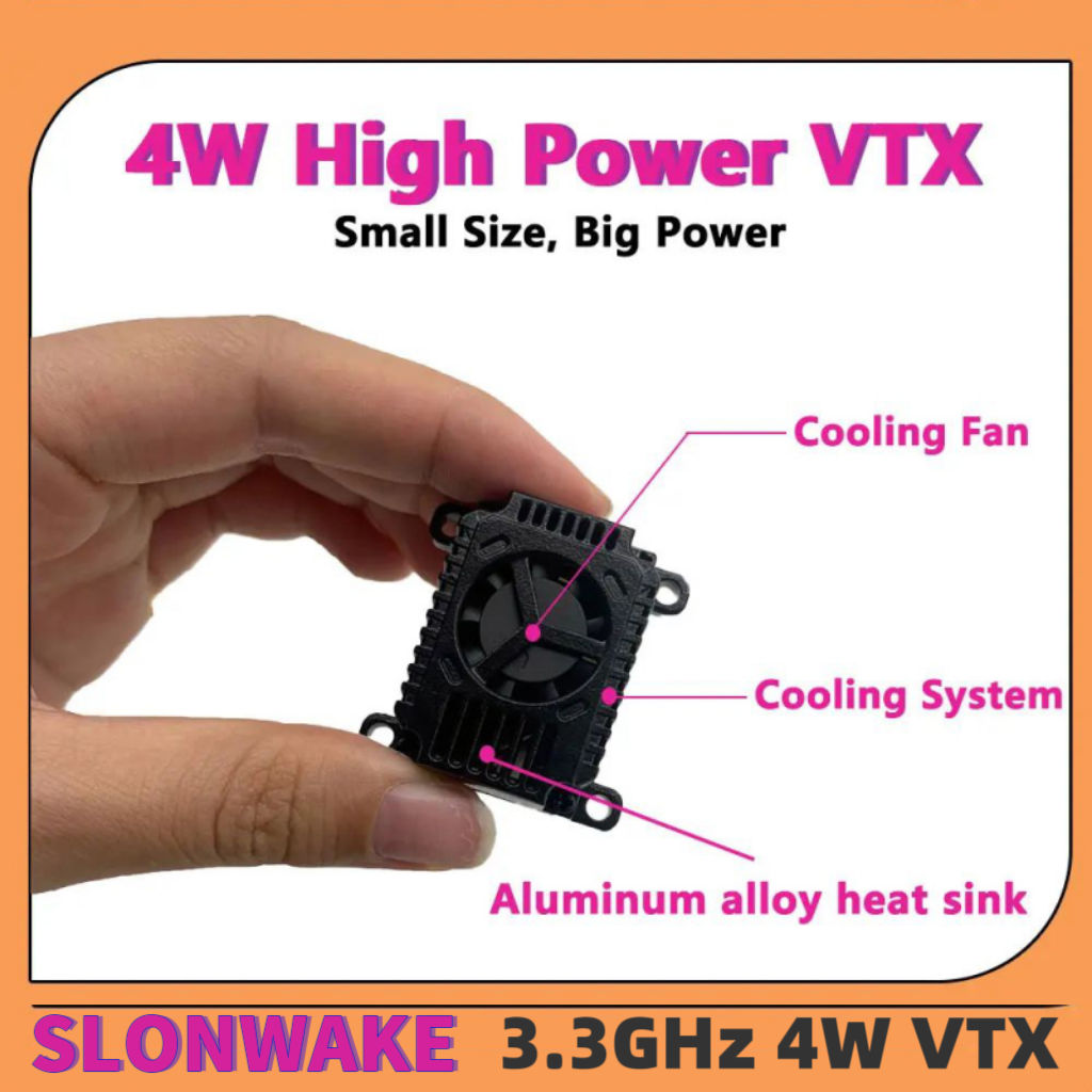 SLONWAKE FPV 3.3G 16CH 4000mW  - Drone Receiver recension och pris