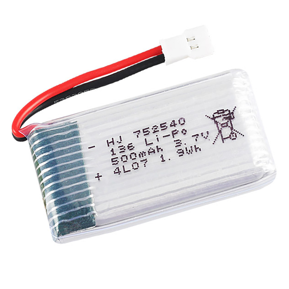 3.7V 500mAh 752540 Lipo Batter - Drone Charger recension och pris