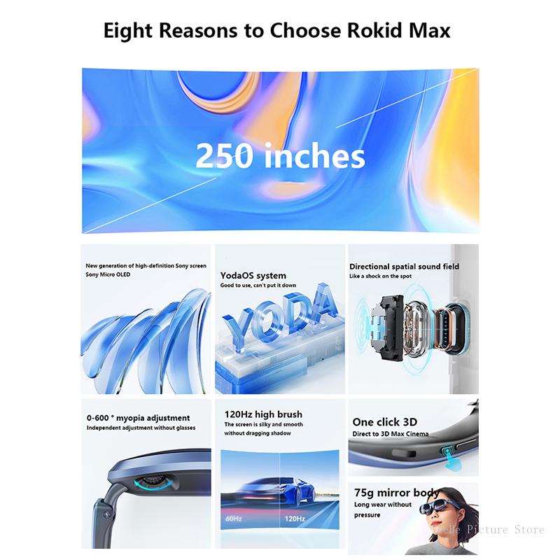 Rokid Max AR 3D Smart Glasses  - Drone Gimbal recension och pris