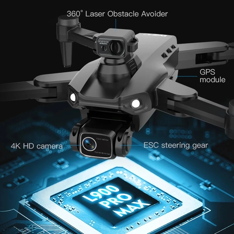 L900 Pro MAX GPS Drone 4K Prof - Drone Gps Module recension och pris