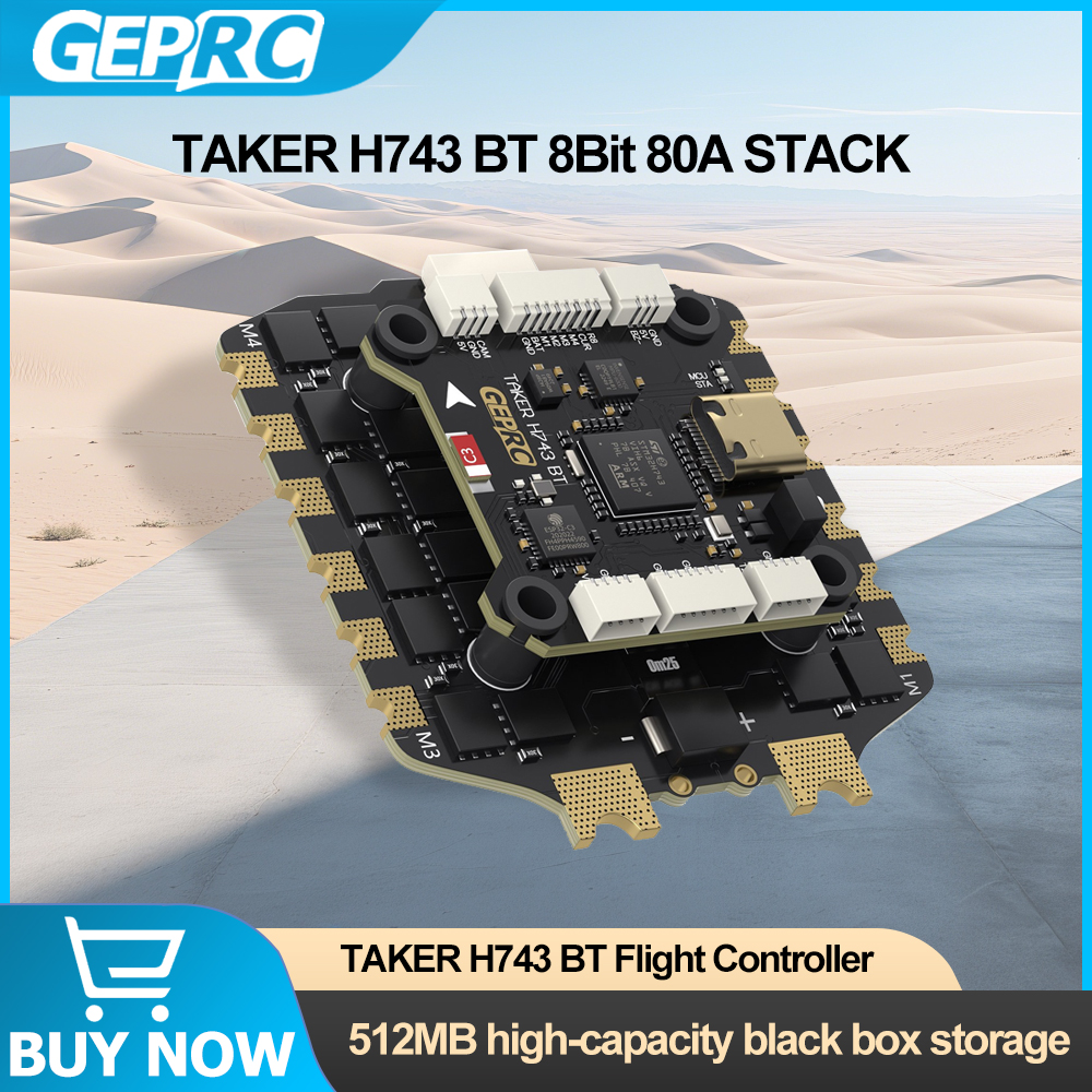 GEPRC TAKER H743 BT 8Bit 80A S - Drone Esc recension och pris