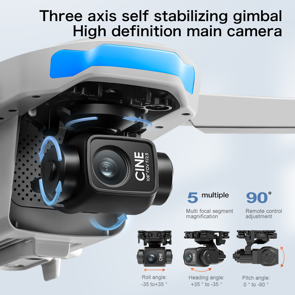 S-X1 MAX GPS Drone with 3-Axis - Drone Gps Mount recension och pris