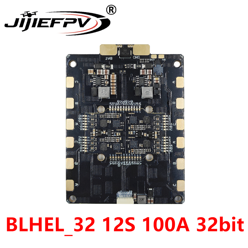 JIJIEFPV BLHEL_32 12S 120A 32b - Drone Power Distribution Board recension och pris