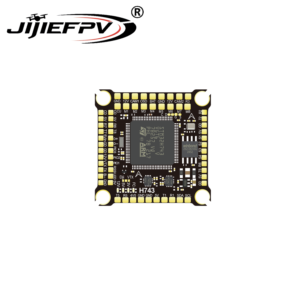 JIJIEFPV BLHEL_32 12S 120A 32b - Drone Power Distribution Board recension och pris