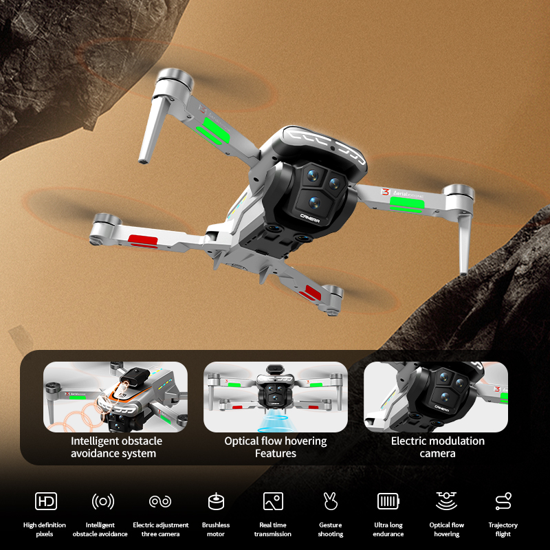 M3 Professional Drone 4K HD Ae - Drone Gimbal recension och pris