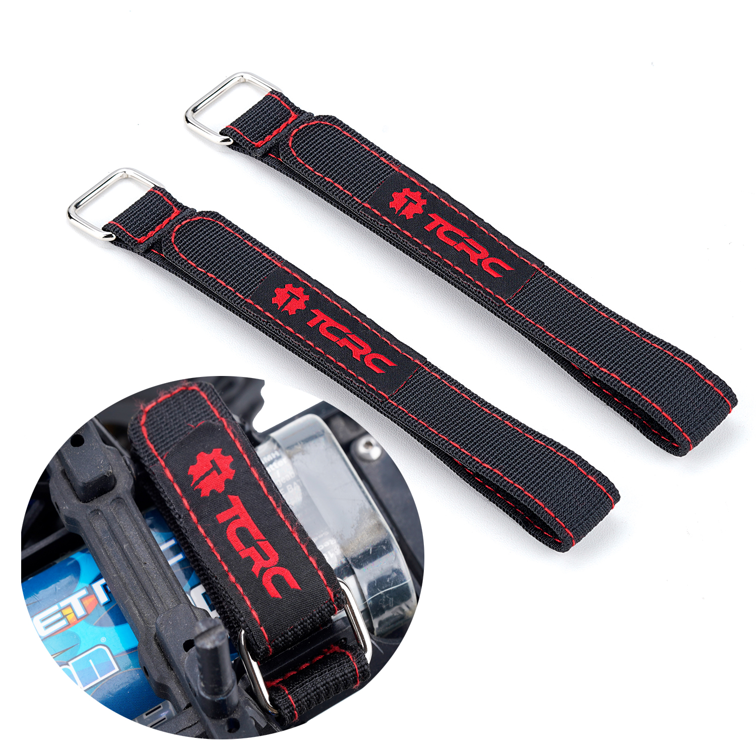 TCRC 2PCS 20x300MM Kevlar Stit - Drone Battery Strap recension och pris