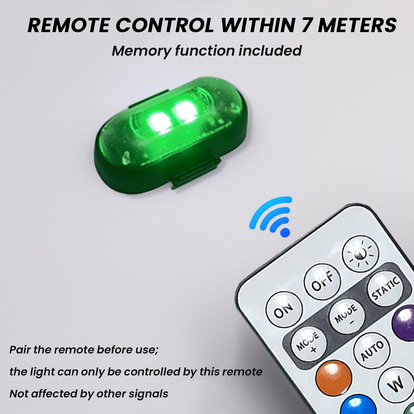 2/4/6PCS Wireless LED Strobe L - Drone Led Light recension och pris