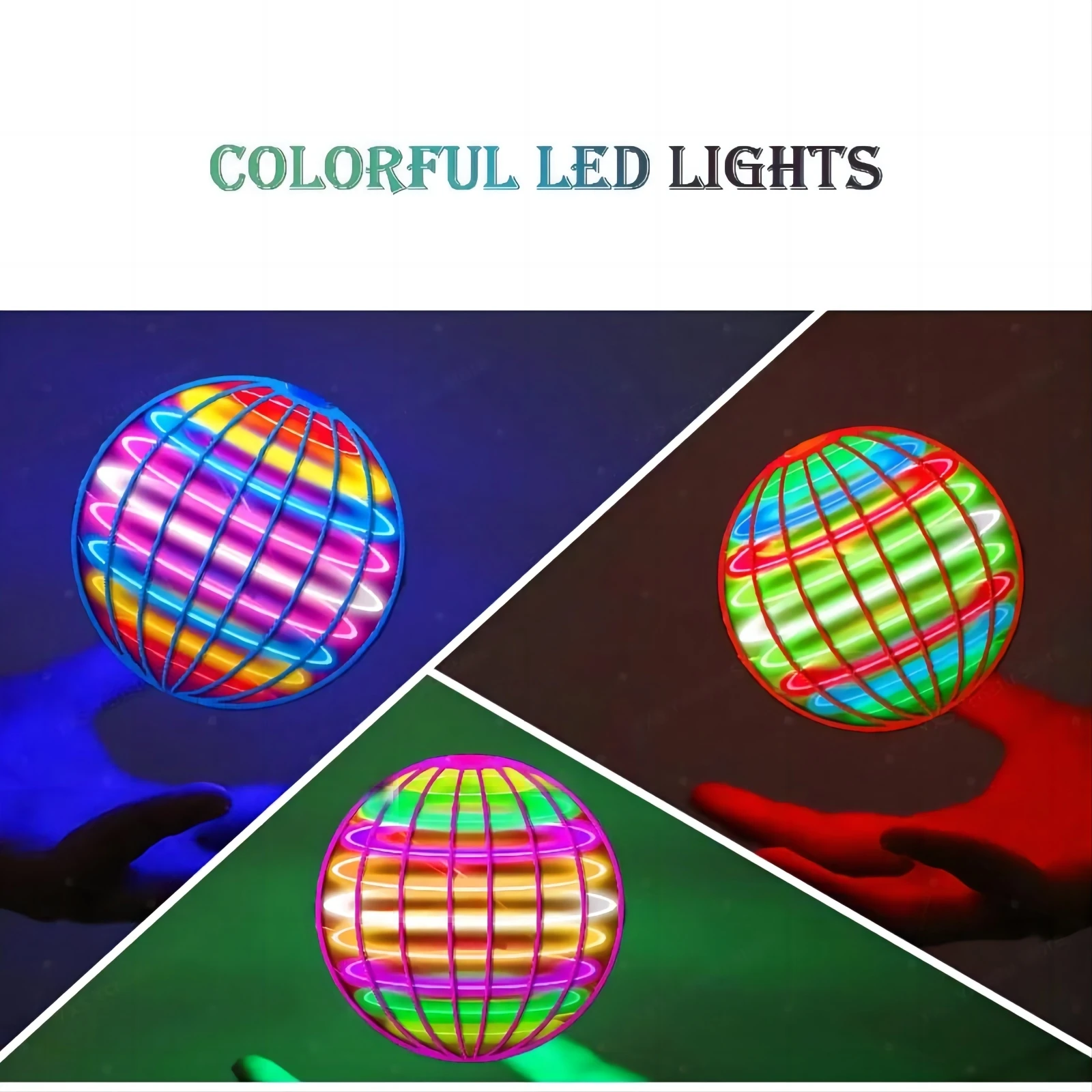 LED Light Up Flying Orb Boomer - Drone Battery recension och pris