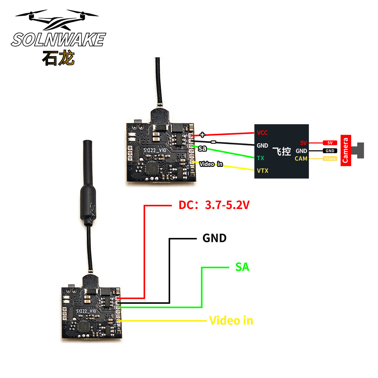 SLONWAKE Nano 5.8G 48CH 200mW  - Drone Receiver recension och pris