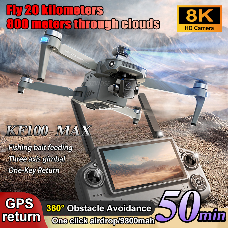 SJRC KF100 MAX 8K UHD Photo HD - Drone Gimbal recension och pris